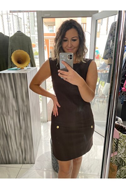 MODA Kahve elbise