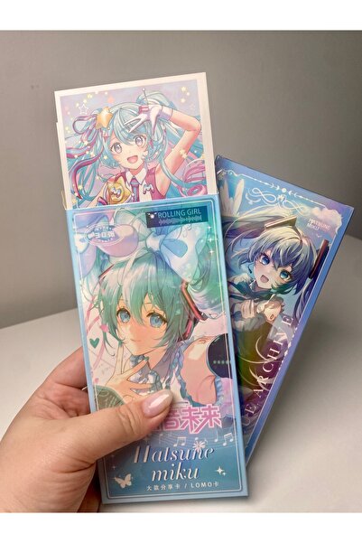 İnci Hatsune Miku Karakter Kartpostal Seti 30 Adet Miku Anime