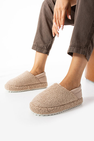 STOCON Women's Elastic Non-Slip Sole Plush Home Boots Slippers Women's Slippers Home Boots Home Shoes