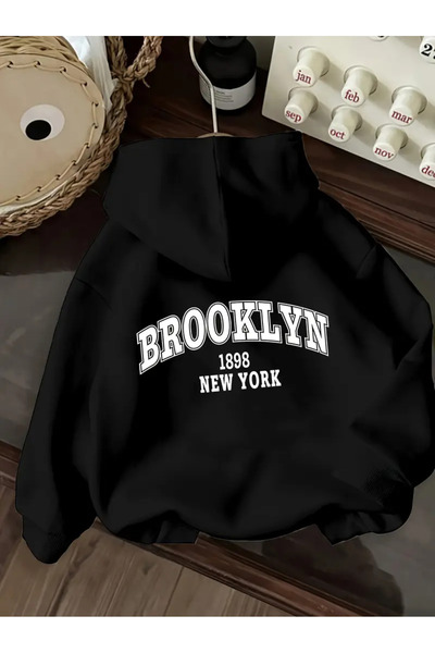 İSMTEXS سترة رياضية للجنسين مكونة من خيطين بتصميم نيويورك مكتوب عليها موضوع B...