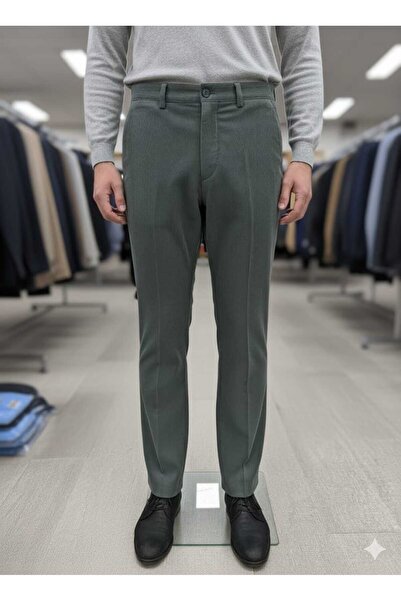 güncüoğlu Lycra Inside Coated Thick Ribbed Men's Velvet Pants