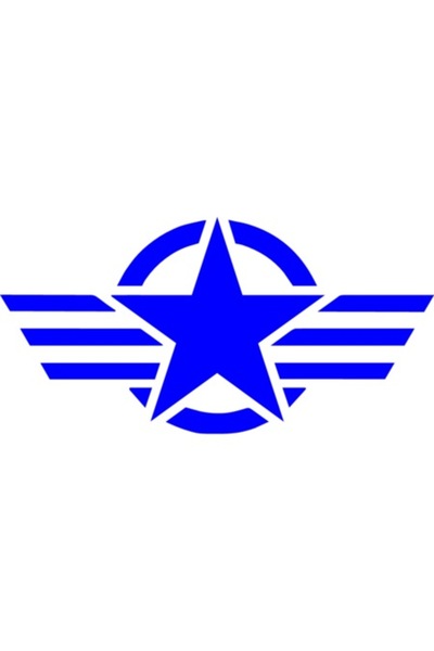 Oracal Sticker auto "U.S army stea'', 20x10cm, albastru