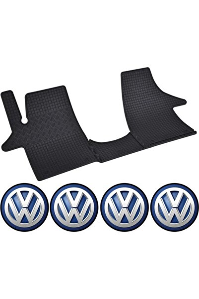 Rigum Set covorașe Volkswagen T5 Van (2/3 locuri) 2003-05/2015 cu 4 autocolan...