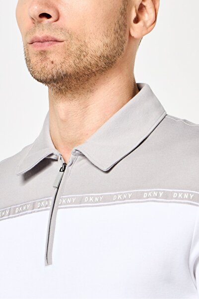 Dkny Men Regular Fit Brand Logo Short Sleeve Polo Shirt, Multicolor