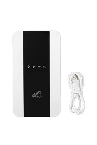 ambrasmart ambrasmart Portable 4G/5G Router, White, Powerful 3000mAh Battery, up to 10 users