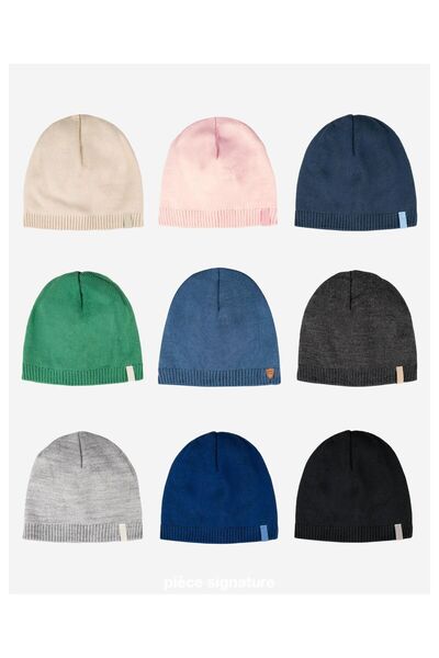 PIECE SIGNATURE Children's Knitwear Thin Beanie (4-8 Years Old)