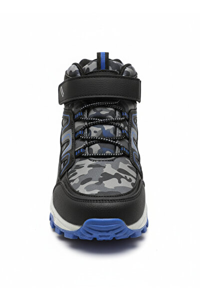 Bonjey Unisex Children's Boots Outdoor Winter Waterproof Velcro Non-Slip Sole