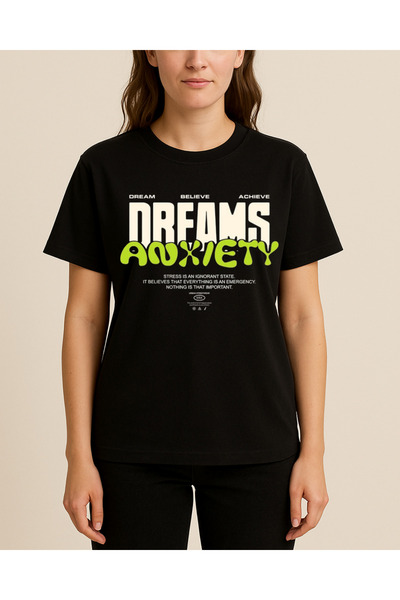 Ebiidesign Dream Anxiety Printed T-Shirt