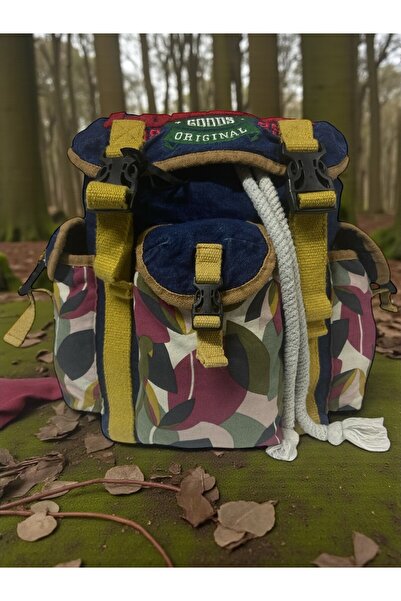 Old Cotton High Quality Single Compartment Vintage Design Unisex Backpack Dai...