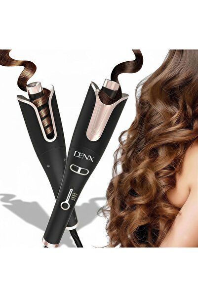 Denx DX1354 Automatic Hair Curler - 1" Barrel, 4 Temps, 15s Timer, Auto Shut-off