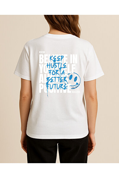 Ebiidesign Believe Yourself Alwaysa Positive Printed T-Shirt