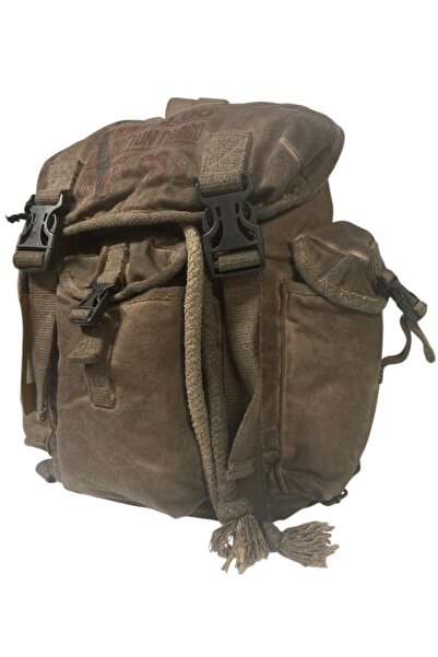 Old Cotton High Quality Single Compartment Vintage Design Unisex Backpack Daily School Trip Camping Trekking Bag Kc Octopus Bag