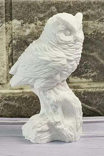 homika dekorasyon Baykuş Taş Tozu Heykel Biblo Bilgelik Dekoratif Ev Aksesuar...
