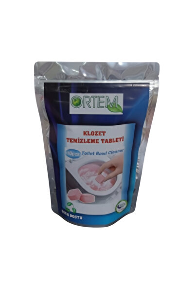 ORTEM klozet Temizleme Tableti - 10 Adet Koku Giderici Etkili