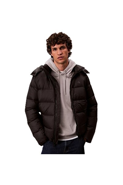 Calvin Klein Geaca LS NYLON PUFFE CU GLOGĂ ȘI FERMOAR