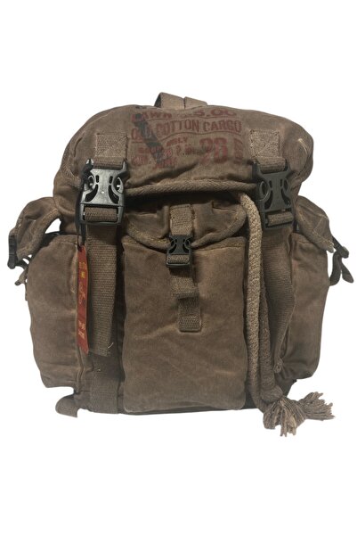Old Cotton High Quality Single Compartment Vintage Design Unisex Backpack Daily School Trip Camping Trekking Bag Kc Octopus Bag