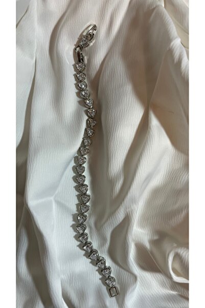 Store Özel Seri Gümüş Kalp Bileklik