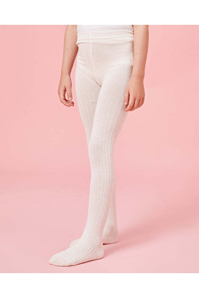 REDTAG Girls Brown Sweater Dress With Stockings (2 Piece)