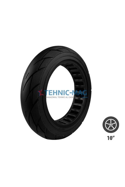 Wattiz Cauciuc trotineta electrica Plin 10 x 2.125 - Negru | Anti-Pana