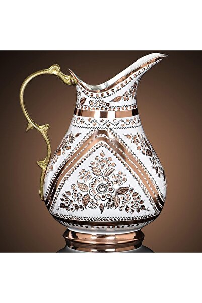 Toptans El Yapımı Bakır Sürahi