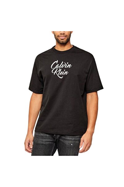 Calvin Klein Tricou SS 16S SN CURSIVE CALVINGRAPHIC