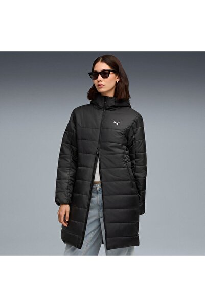 Puma Jacket Ess Hooded Padded Parka, Black, Women