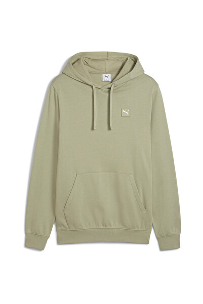 Puma Hood Ess Elevated Hoodie, Green, Men