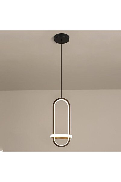 MİNEL DEKOR LED LIGHTING Minel Decor Lighting Headboard Led Chandelier Luxury Model Black