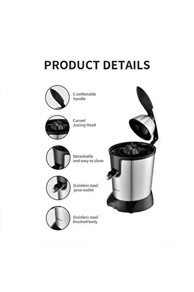 Denx DX312 Stainless Steel Electric Fruit Juicer with High Quality Squeezing