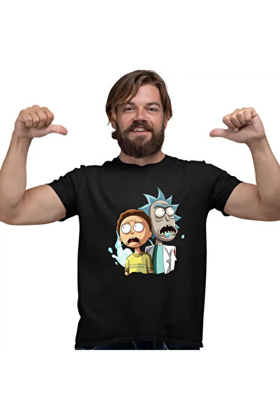OEM Ανδρικό T-Shirt Rick and Morty Space Explorers