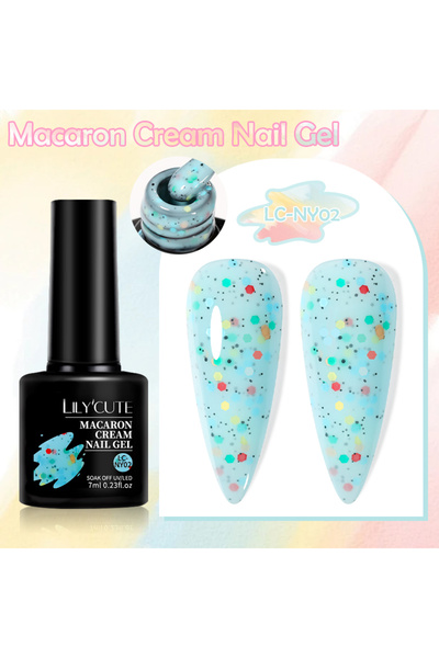 Born Pretty UR Sugar Macaron Cream Nail Gel/Makaron Serisi Kalıcı Oje(NY02)-7ml