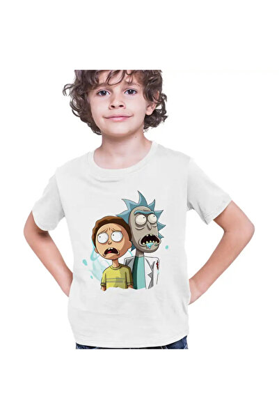 OEM Παιδικό μπλουζάκι Rick and Morty Space Explorers για αγόρια