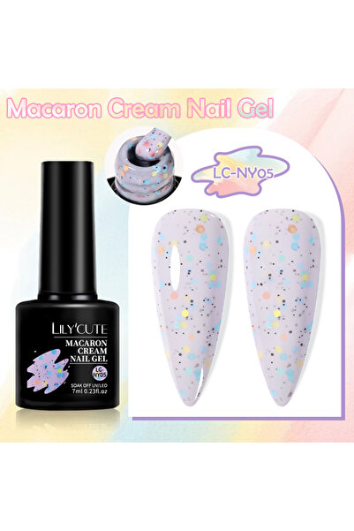 Born Pretty UR Sugar Macaron Cream Nail Gel/Makaron Serisi Kalıcı Oje(NY05)-7ml