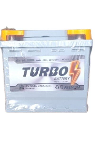 TURBO 50 AH. KARE AKÜ 420A (EN) (PETLAS GARANTİSİ ALTINDA) (ÜRETİM TARİHİ: 2025)