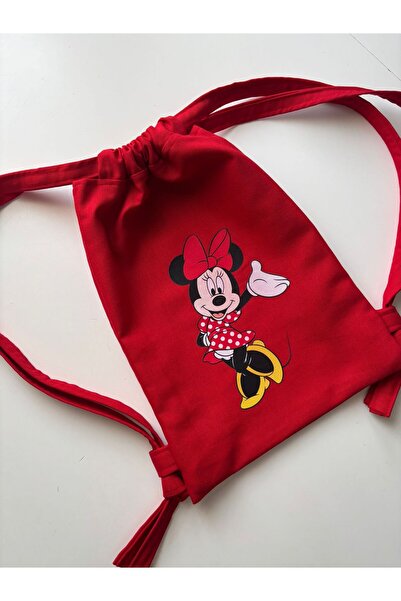 Minnie Mouse Keten Kumaş Çocuk Çantası