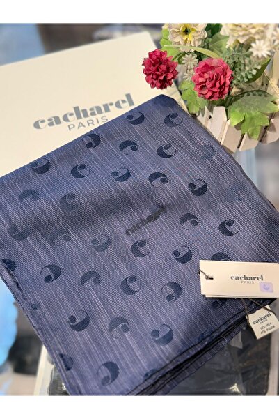 Cacharel Pamuk İpek 100x100 Monogram Eşarp