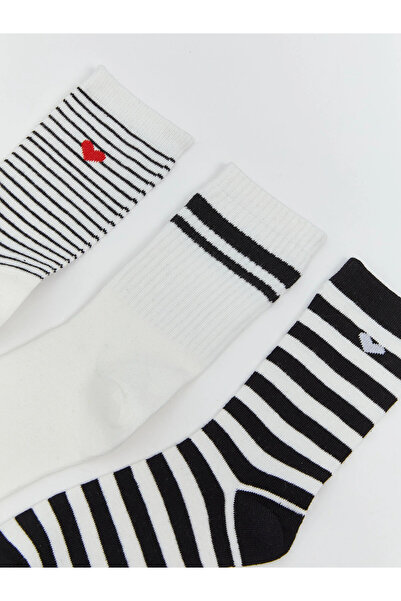 LC Waikiki Lcw Dream Ecru Patterned Women's Socks 5-Pack