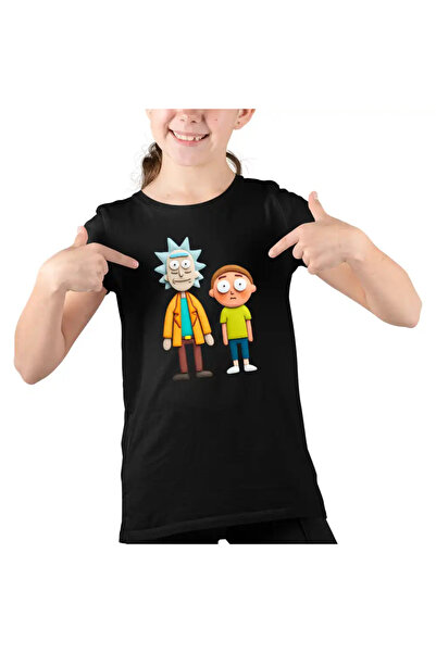 OEM Tricou Copii Fete Rick and Morty Desene Animate