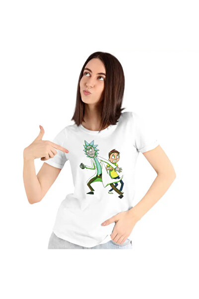 OEM Tricou Femei Rick and Morty Fanart Aventuri