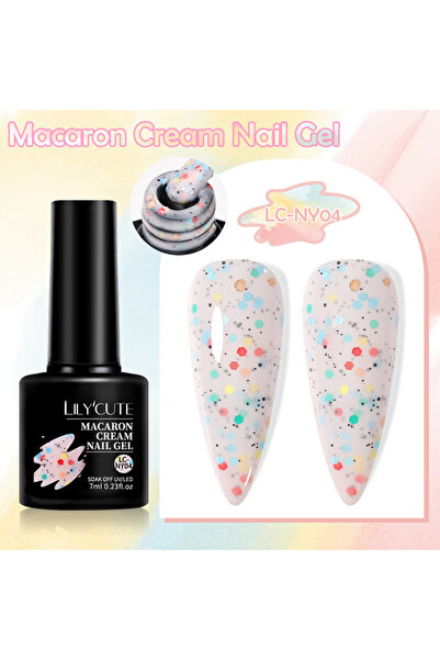Born Pretty UR Sugar Macaron Cream Nail Gel/Makaron Serisi Kalıcı Oje(NY04)-7ml
