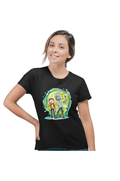 OEM Tricou Femei Rick and Morty Planete Spatiu