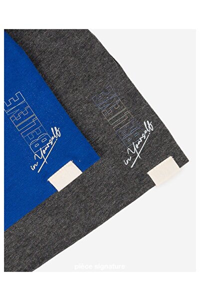 PIECE SIGNATURE 100% Cotton Double Layer Combed Cotton Beret for Teenagers Aged 9-15