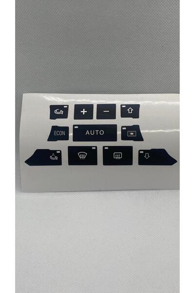 Audi A3 8P Compatible Air Conditioner Key Cover Sticker Repair Kit