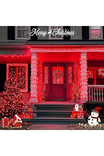 OEM LED Light Fixture, Roller Type, with 8 Light Games, 50m, 1.6mm Thick Calbu, Red/Blue Light - Red