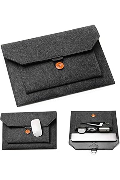 007 13-15 Felt Laptop Sleeve 15-15.6 000016 - Dark Gray