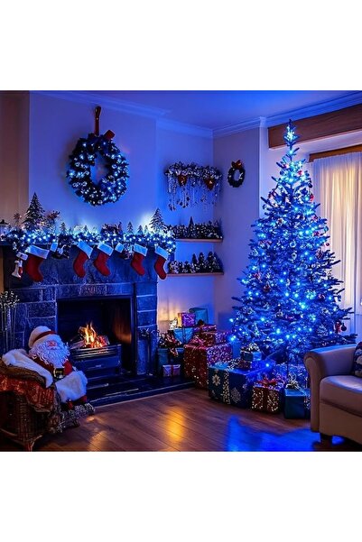 OEM LED Light Fixture, Roller Type, with 8 Light Games, 50m, 1.6mm Thick Calbu, Red/Blue Light - Red