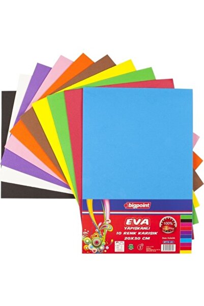 Bigpoint Eva Yapışkanlı 20X30 10 Renk Karışık (73120)