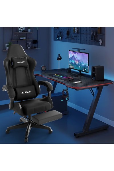Primo Plus Gaming Chair It offers high back and lumbar support for optimal comfort,