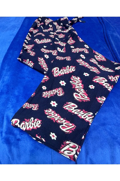 Kuryıldız Kadın Süet Yumuşak Doku Karakterli Kışlık Pijama Altı