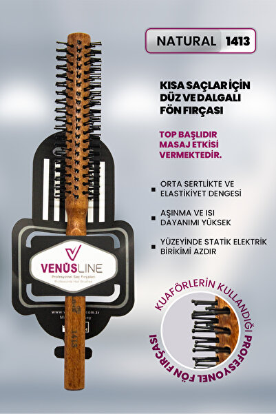 VENÜS LİNE VL Venüsline Professional 1413 – Perie pentru coafarea și ondulare...